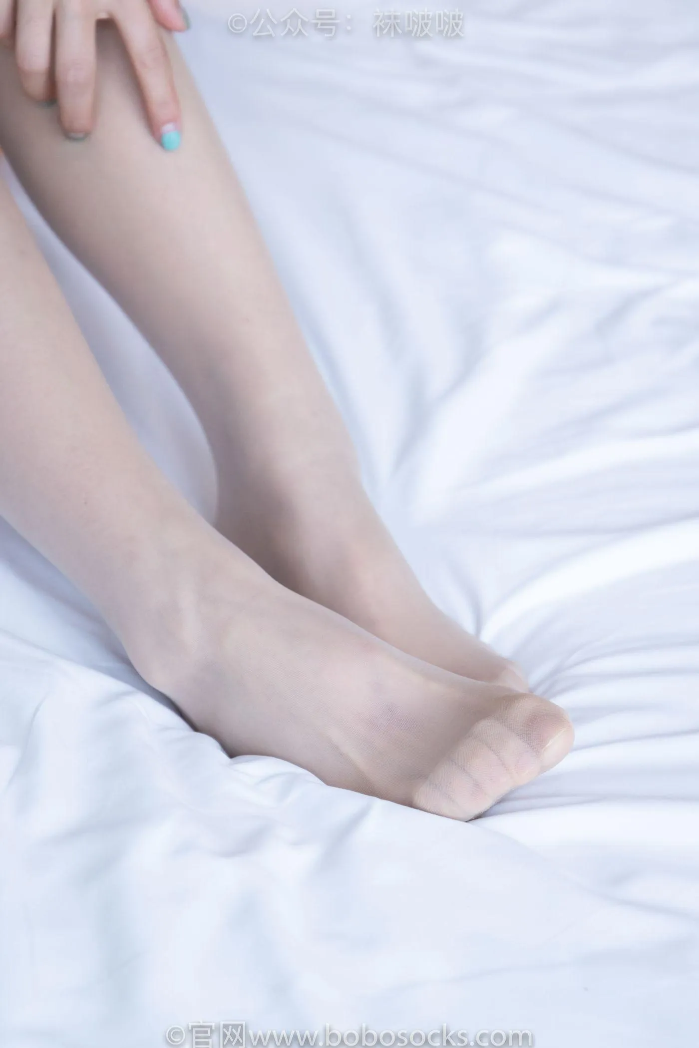 [BoBoSocks袜啵啵]NO.008 涵涵-帆布鞋、白色短棉袜、肉丝 [139P]插图7